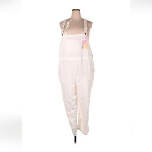 Stony Clover Lane X Target 2x White Linen Overalls